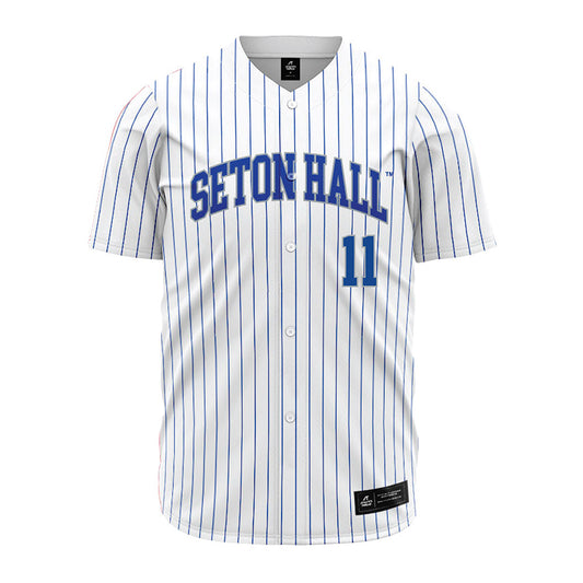 Seton Hall - NCAA Baseball : Anthony Ehly - White Jersey-0