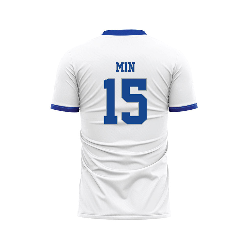 Seton Hall - NCAA Men's Soccer : Joseph Min - White Soccer Jersey-1