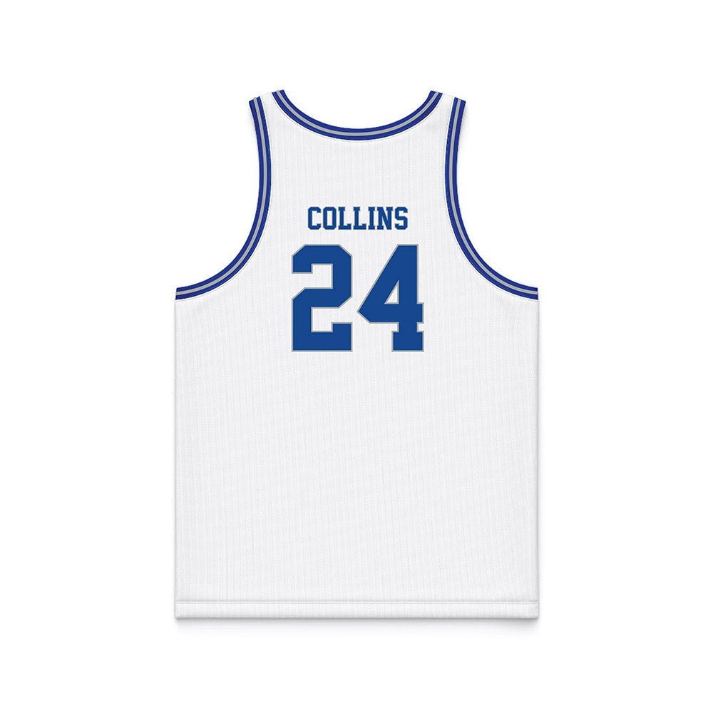 Seton Hall - NCAA Women's Basketball : Trishay Collins - White Basketball Jersey-1