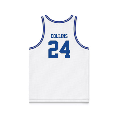 Seton Hall - NCAA Women's Basketball : Trishay Collins - White Basketball Jersey-1