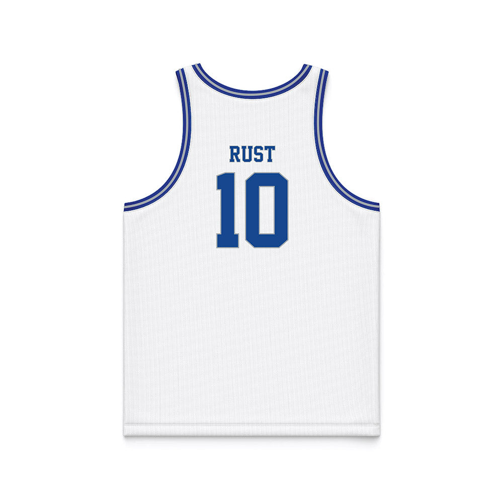 Seton Hall - NCAA Women's Basketball : Cameron Rust - White Basketball Jersey-1