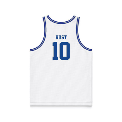 Seton Hall - NCAA Women's Basketball : Cameron Rust - White Basketball Jersey-1