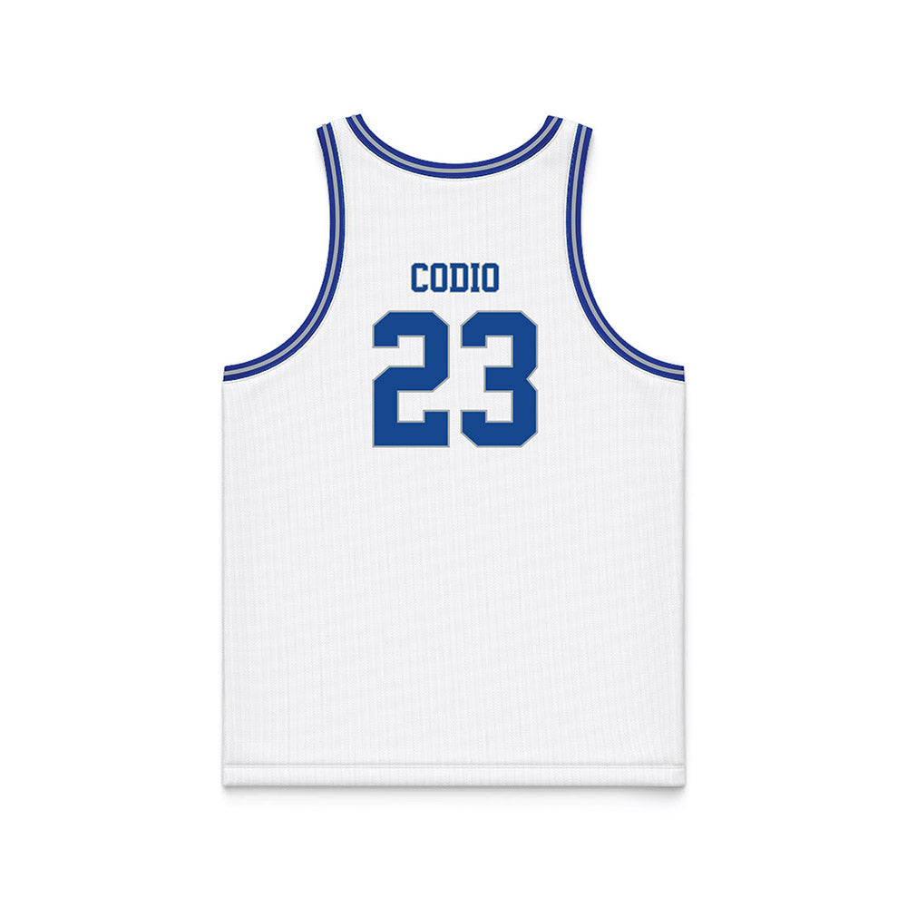 Seton Hall - NCAA Women's Basketball : Jordana Codio - White Basketball Jersey-1