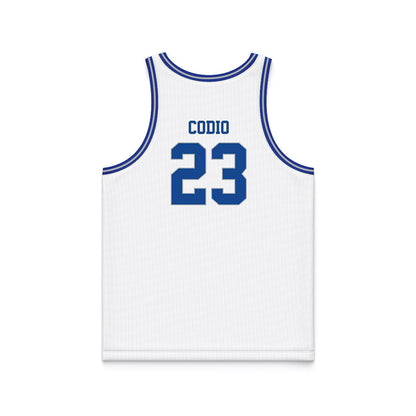Seton Hall - NCAA Women's Basketball : Jordana Codio - White Basketball Jersey-1
