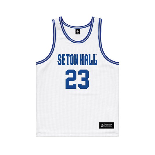 Seton Hall - NCAA Women's Basketball : Jordana Codio - White Basketball Jersey-0