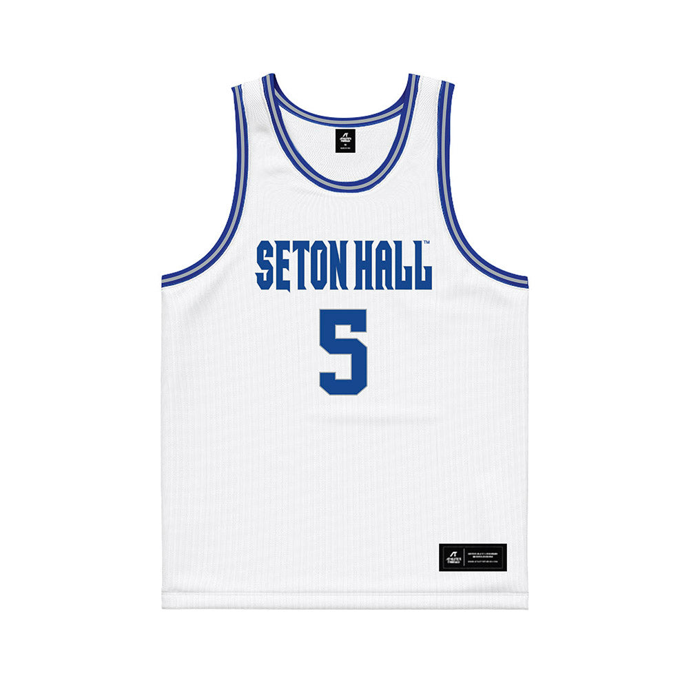Seton Hall - NCAA Women's Basketball : Savannah Catalon - White Basketball Jersey-0
