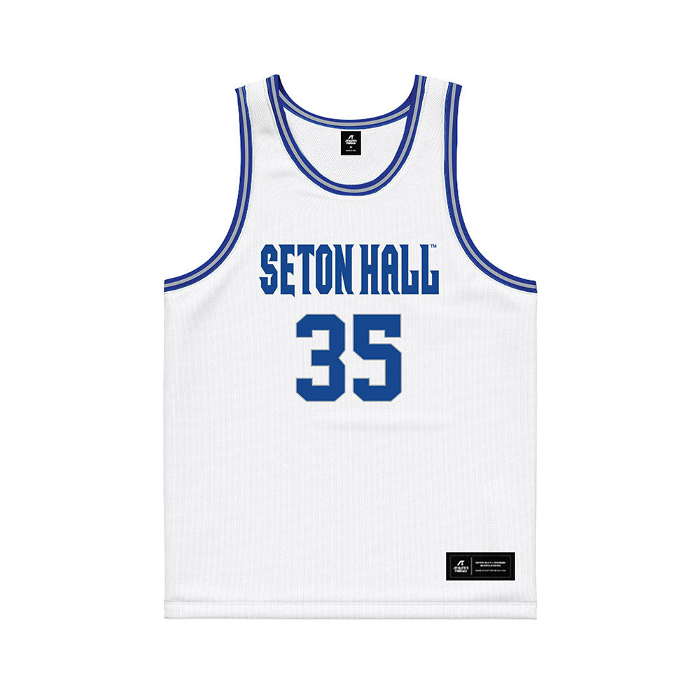 Seton Hall - NCAA Women's Basketball : Jada. Snow - White Basketball Jersey-0