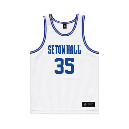 Seton Hall - NCAA Women's Basketball : Jada. Snow - White Basketball Jersey-0