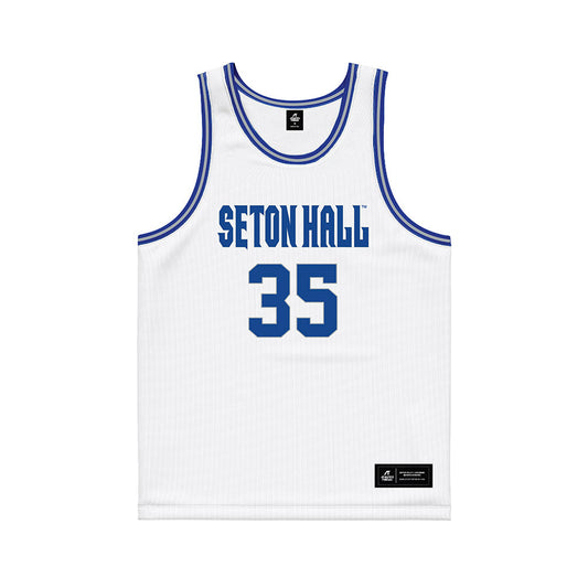 Seton Hall - NCAA Women's Basketball : Jada. Snow - White Basketball Jersey-0