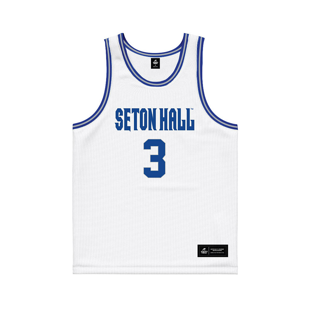 Seton Hall - NCAA Women's Basketball : Natalia Hall-Rosa - White Basketball Jersey-0