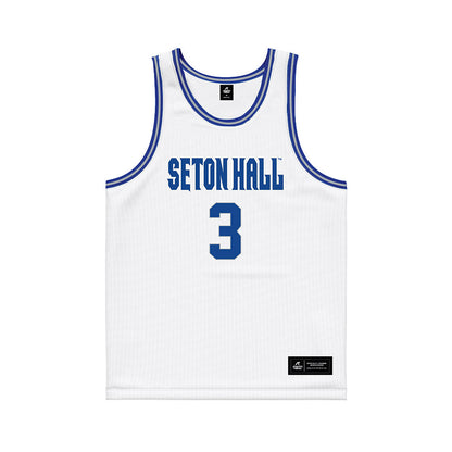 Seton Hall - NCAA Women's Basketball : Natalia Hall-Rosa - White Basketball Jersey-0