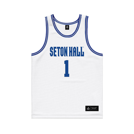 Seton Hall - NCAA Women's Basketball : Arianna Woodard - White Basketball Jersey-0