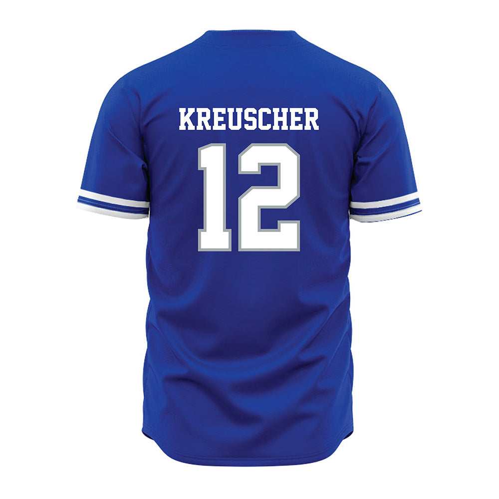 Seton Hall - NCAA Softball : Kyra Kreuscher - Blue Jersey-1