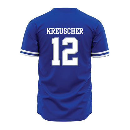 Seton Hall - NCAA Softball : Kyra Kreuscher - Blue Jersey-1