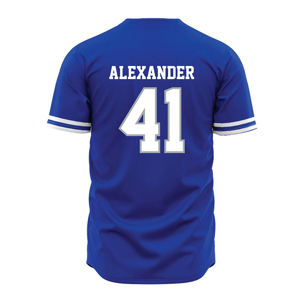 Seton Hall - NCAA Softball : Hannah Alexander - Blue Jersey-1