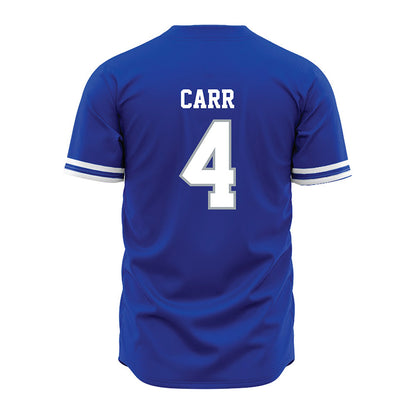 Seton Hall - NCAA Softball : Kelsey Carr - Blue Jersey-1