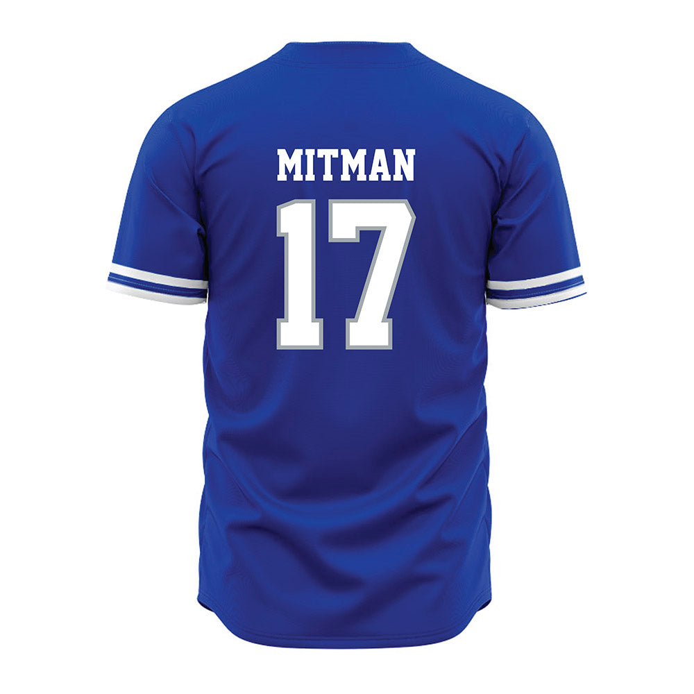 Seton Hall - NCAA Softball : Molly Mitman - Blue Jersey-1