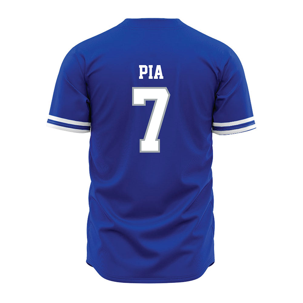Seton Hall - NCAA Softball : Marisa Pia - Blue Jersey-1