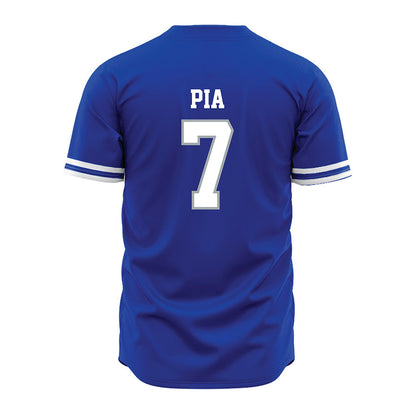 Seton Hall - NCAA Softball : Marisa Pia - Blue Jersey-1