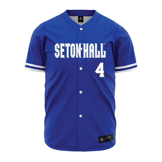 Seton Hall - NCAA Softball : Kelsey Carr - Blue Jersey-0