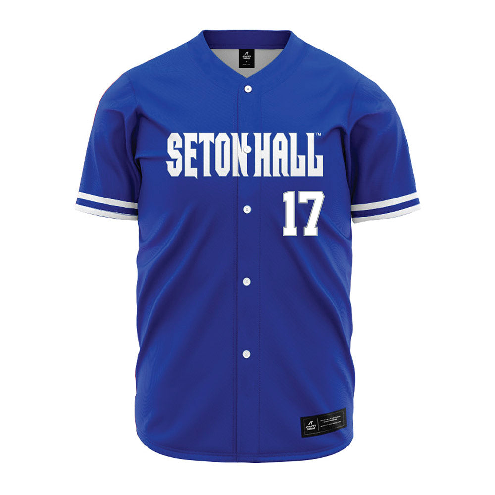 Seton Hall - NCAA Softball : Molly Mitman - Blue Jersey-0