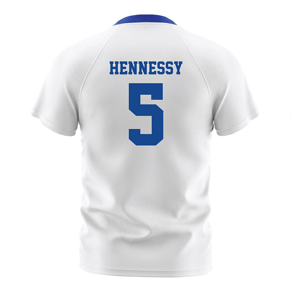 Seton Hall - NCAA Women's Soccer : Danni Hennessy - White Soccer Jersey-1