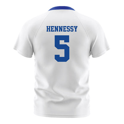 Seton Hall - NCAA Women's Soccer : Danni Hennessy - White Soccer Jersey-1