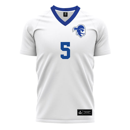 Seton Hall - NCAA Women's Soccer : Danni Hennessy - White Soccer Jersey-0