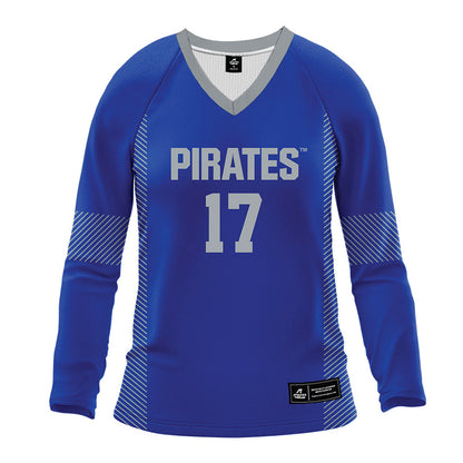 Seton Hall - NCAA Women's Volleyball : Rylee Nelson - Blue Volleyball Jersey-0