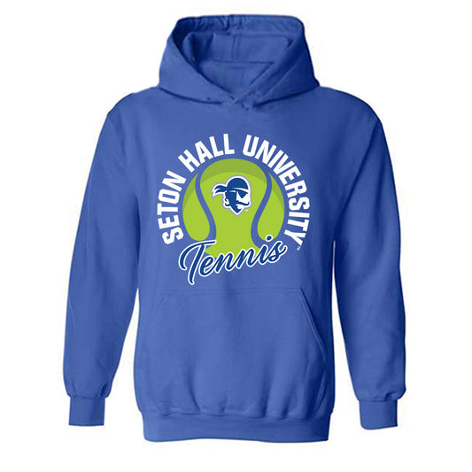 Seton Hall - NCAA Women's Tennis : Isabelle May - Sports Shersey Hooded Sweatshirt-0