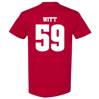Wisconsin - NCAA Football : Aaron Witt - Classic Shersey T-Shirt-1