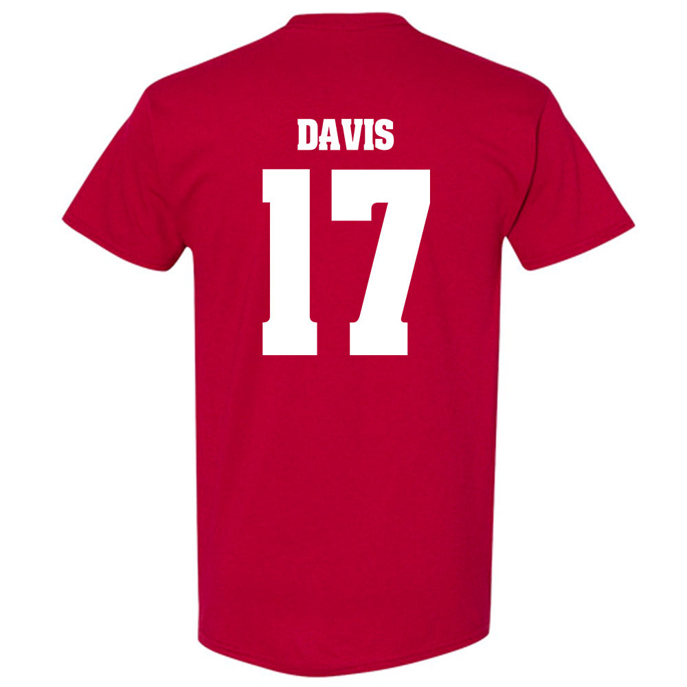 Wisconsin - NCAA Football : Nizyi Davis - Classic Shersey T-Shirt-1