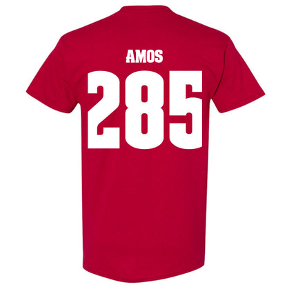 Wisconsin - NCAA Wrestling : Braxton Amos - Classic Shersey T-Shirt-1