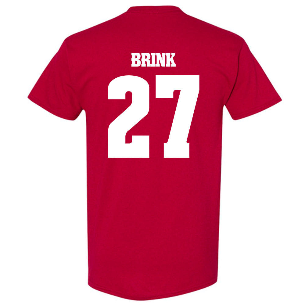 Wisconsin - NCAA Men's Ice Hockey : Finn Brink - Classic Shersey T-Shirt-1