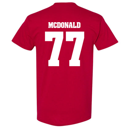 Wisconsin - NCAA Football : Will McDonald - Classic Shersey T-Shirt-1