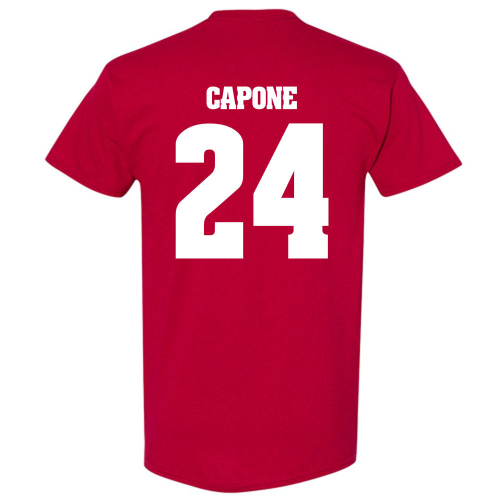 Wisconsin - NCAA Men's Soccer : Caleb Capone - Classic Shersey T-Shirt-1