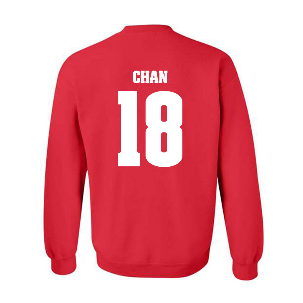 Wisconsin - NCAA Women's Volleyball : Maile Chan - Classic Shersey Crewneck Sweatshirt-1