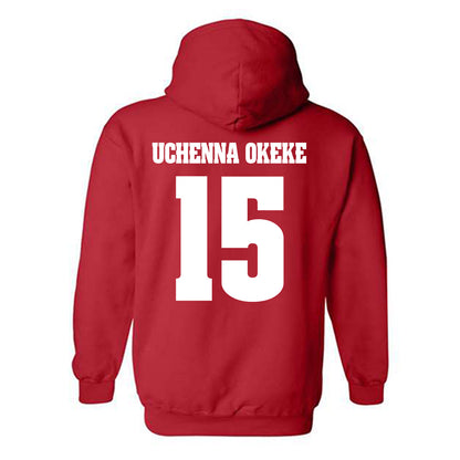 Wisconsin - NCAA Women's Basketball : Gift Uchenna Okeke - Classic Shersey Hooded Sweatshirt-1