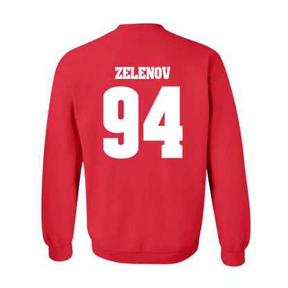 Wisconsin - NCAA Men's Ice Hockey : Vasily Zelenov - Classic Shersey Crewneck Sweatshirt-1