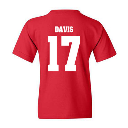 Wisconsin - NCAA Football : Nizyi Davis - Classic Shersey Youth T-Shirt-1