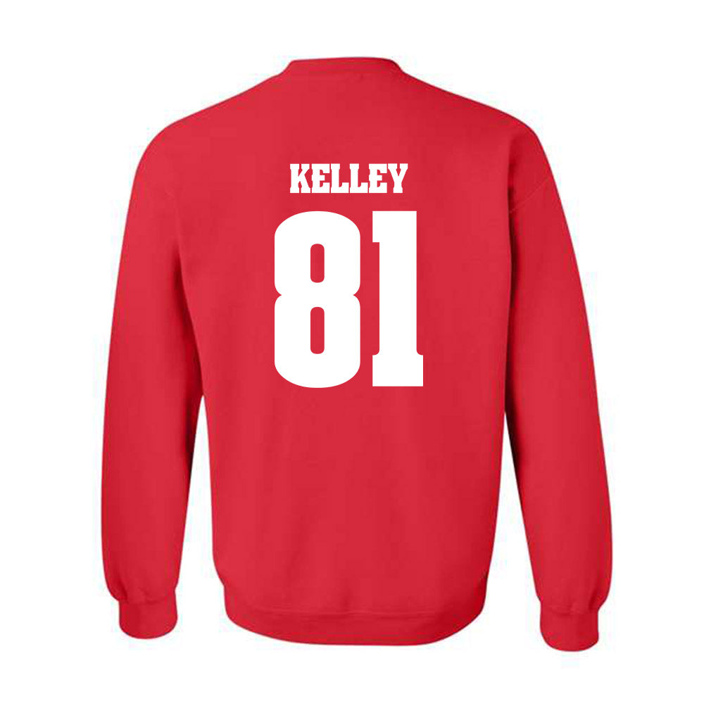 Wisconsin - NCAA Football : Mason Kelley - Classic Shersey Crewneck Sweatshirt-1