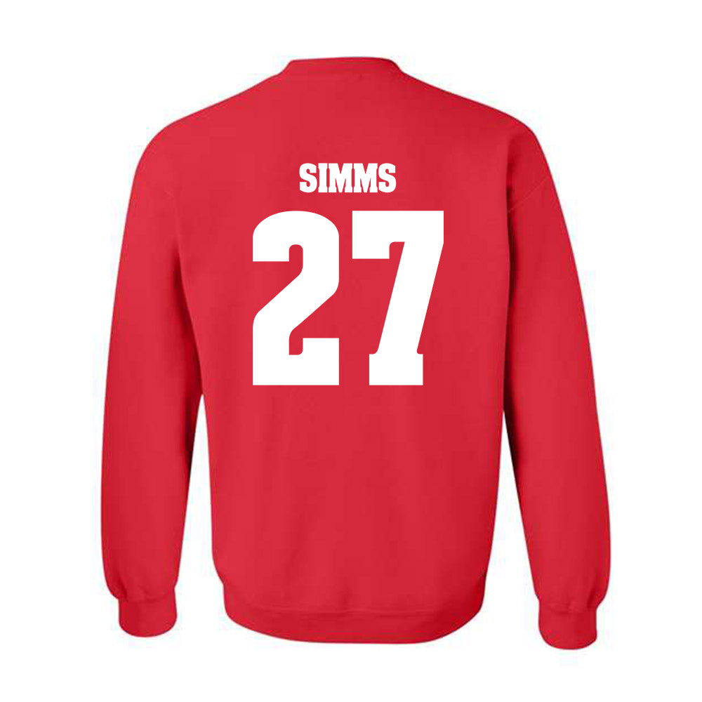 Wisconsin - NCAA Women's Ice Hockey : Kirsten Simms - Classic Shersey Crewneck Sweatshirt-1