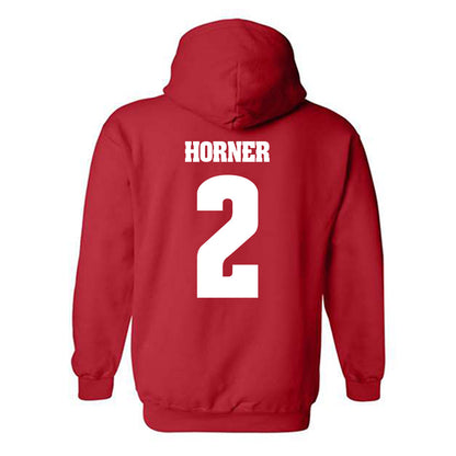Wisconsin - NCAA Women's Volleyball : Addison Horner - Classic Shersey Hooded Sweatshirt-1