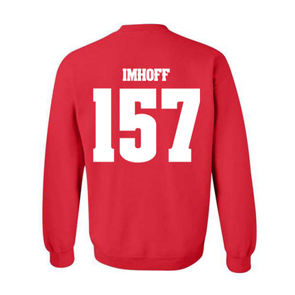 Wisconsin - NCAA Wrestling : Tyson Imhoff - Classic Shersey Crewneck Sweatshirt-1