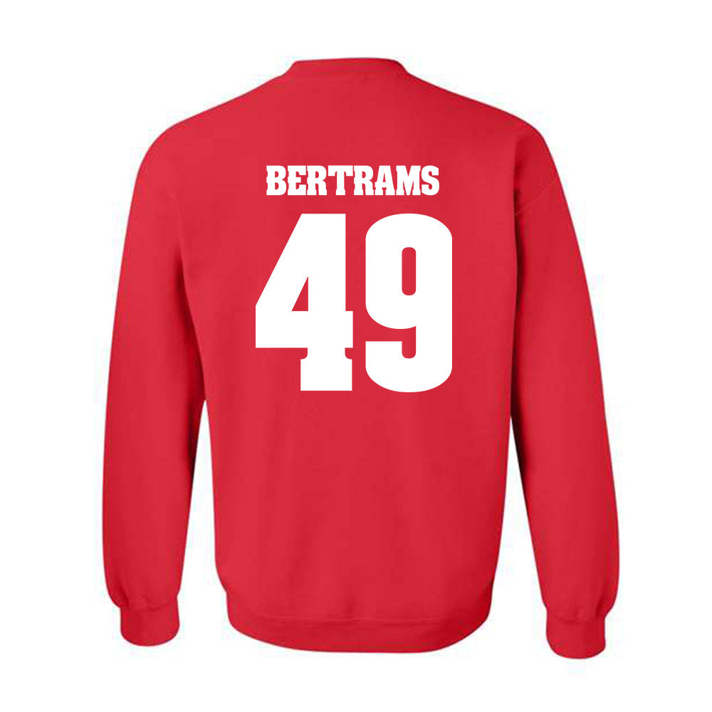 Wisconsin - NCAA Football : Atticus Bertrams - Classic Shersey Crewneck Sweatshirt-1