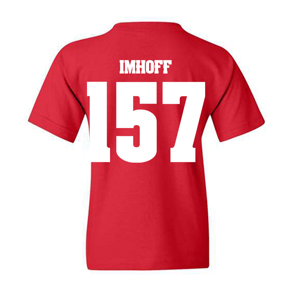 Wisconsin - NCAA Wrestling : Tyson Imhoff - Classic Shersey Youth T-Shirt-1