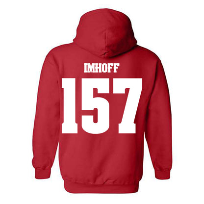 Wisconsin - NCAA Wrestling : Tyson Imhoff - Classic Shersey Hooded Sweatshirt-1