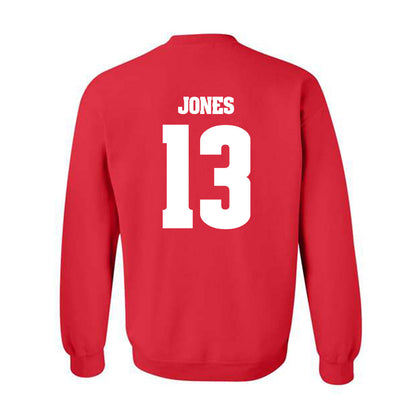 Wisconsin - NCAA Men's Basketball : Hayden Jones - Classic Shersey Crewneck Sweatshirt-1