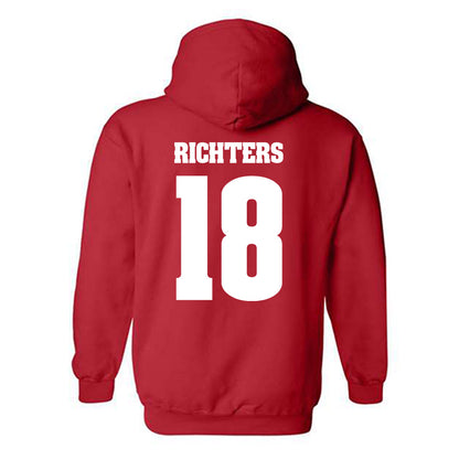 Wisconsin - NCAA Women's Soccer : Maia Richters - Classic Shersey Hooded Sweatshirt-1