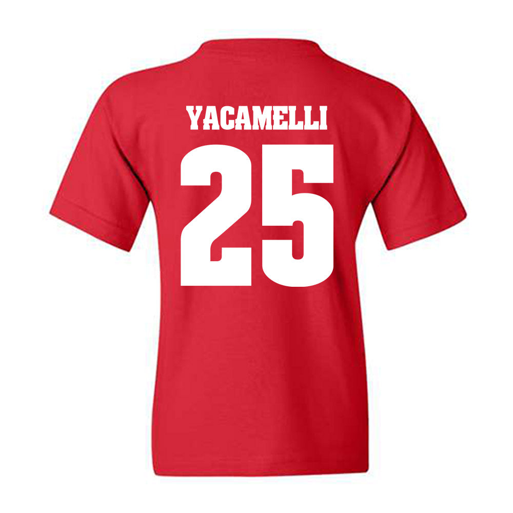 Wisconsin - NCAA Football : Cade Yacamelli - Classic Shersey Youth T-Shirt-1